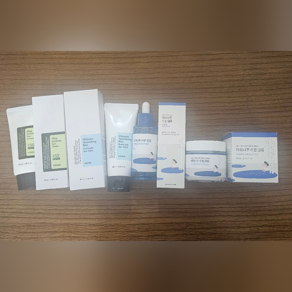Korean Skincare and Sunscreen Bundle Lote Pack